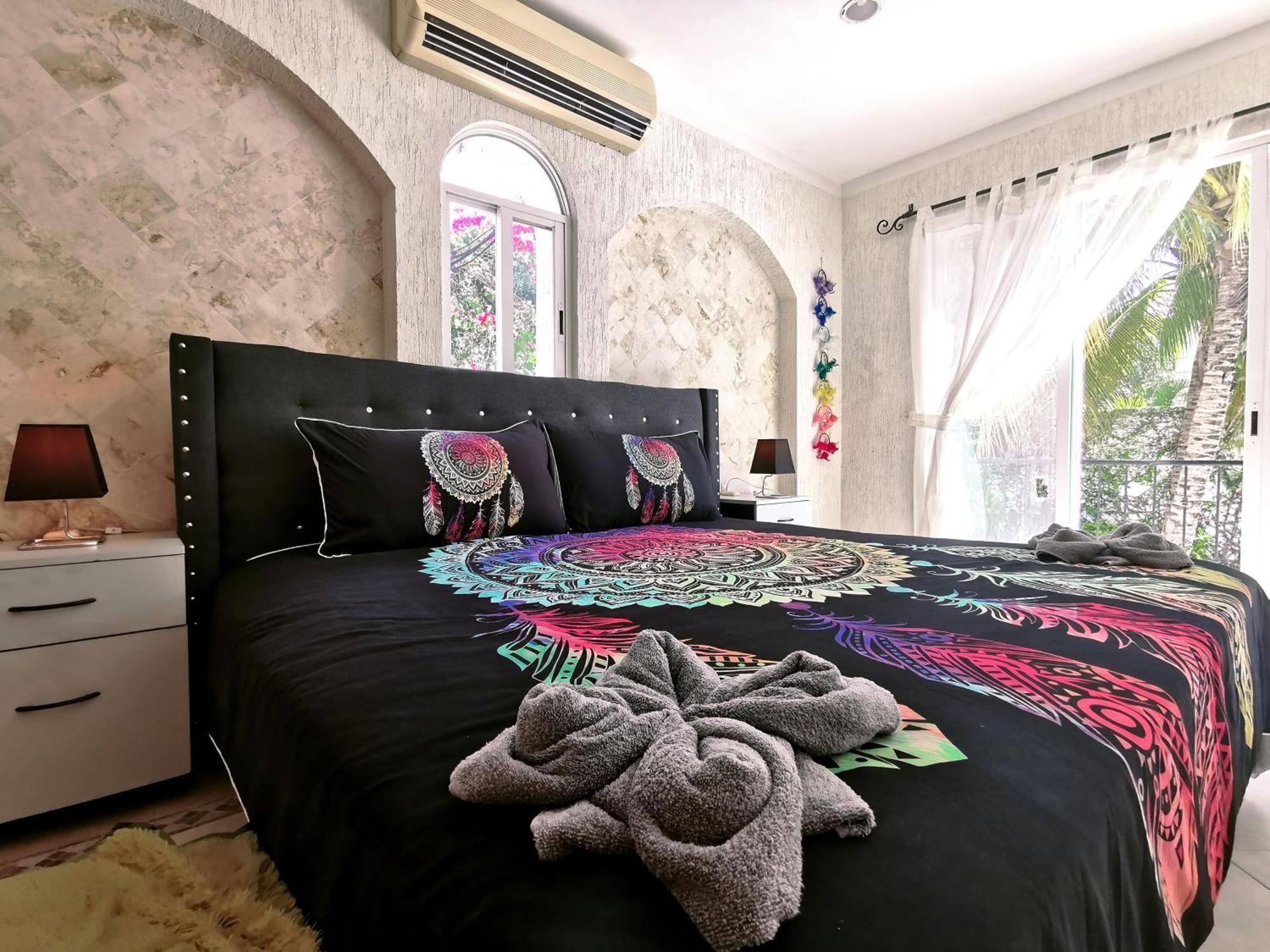 Beautiful & Cozy Near Beach Apartment Pool & Kingsize Bed Cancún Pokoj fotografie